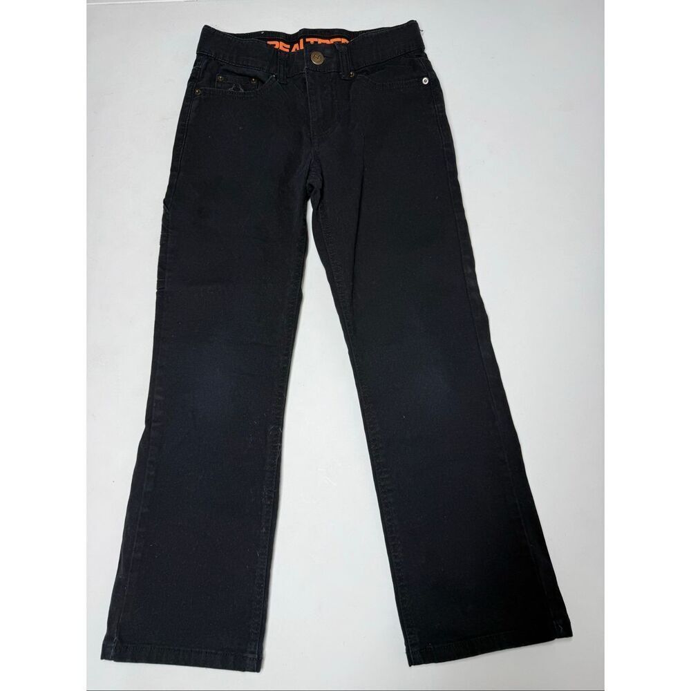 Realtree Youth Carpenter Pants (Black, S-7/8)